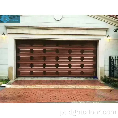 Porta automática de garagem para a aço de alumínio de alumínio automático